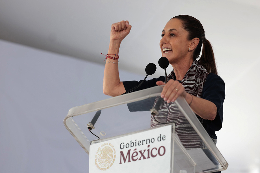 Foto de archivo de EFE de la presidenta Claudia Sheinbaum.