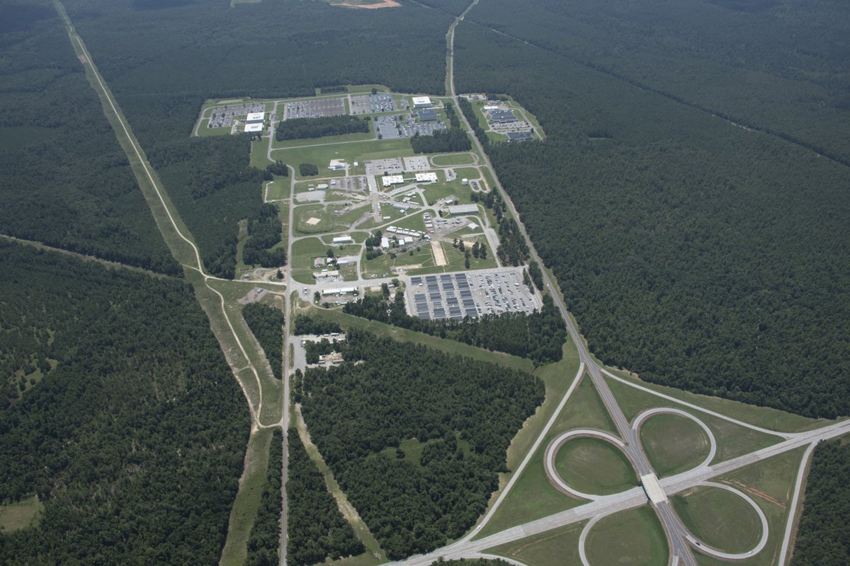 Fotografía aérea del 8 de abril de 2025 cedida por Savannah River Site de la instalación nuclear del gobierno estadounidense ubicada cerca de Aiken en Carolina del Sur (Estados Unidos). (Foto de Savannah River Site)