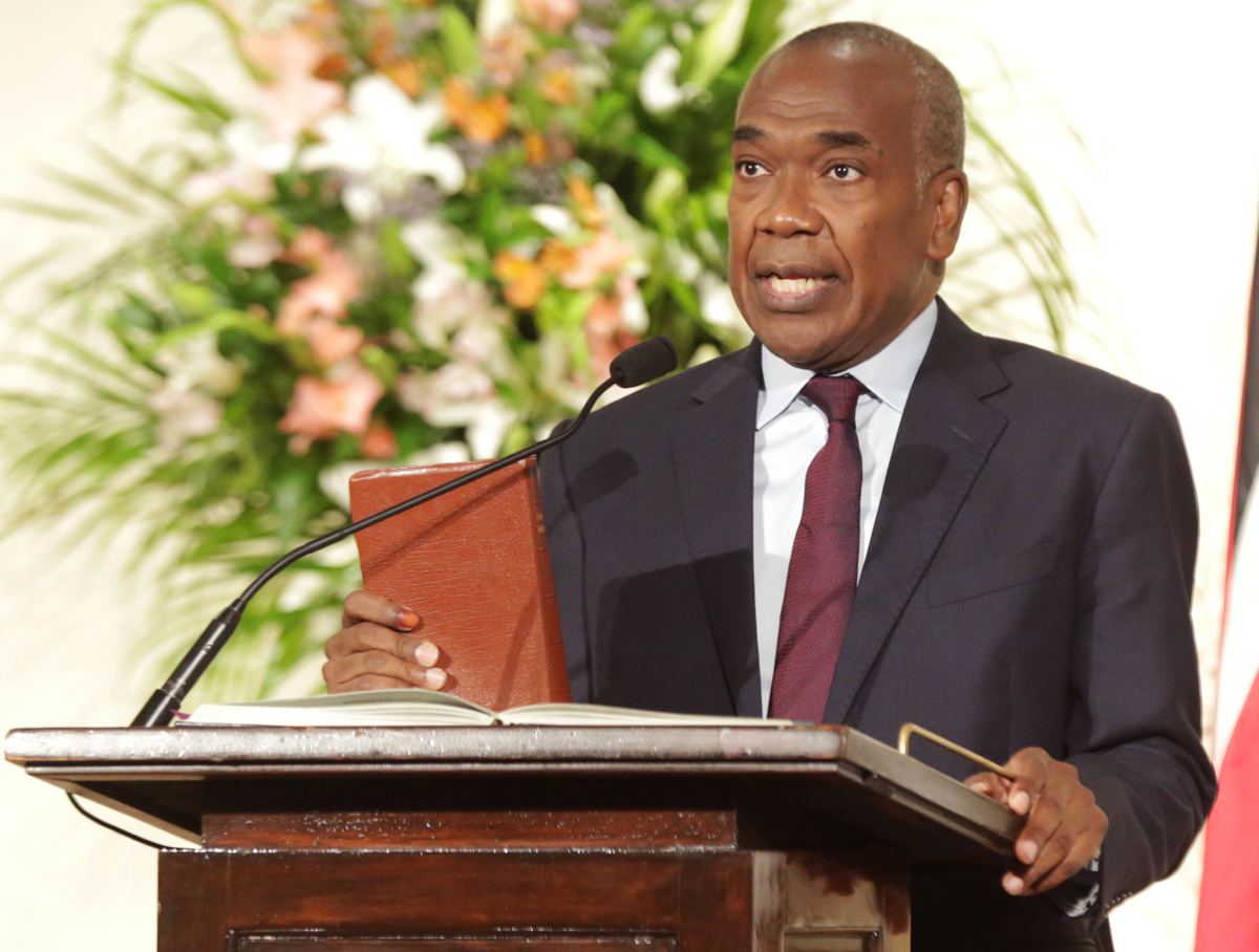 El fiscal general de Trinidad y Tobago, John Jeremie, durante un acto público, en Puerto España (Trinidad y Tobago). (Foto de archivo de Andrea de Silva de la agencia EFE)