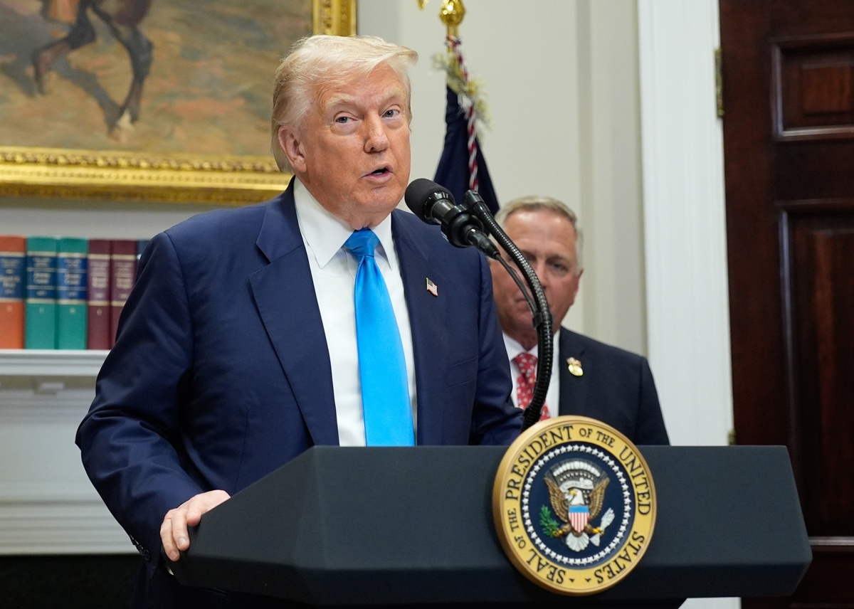 El presidente estadounidense, Donald Trump. (Foto de Yuri Gripas de la agencia EFE)