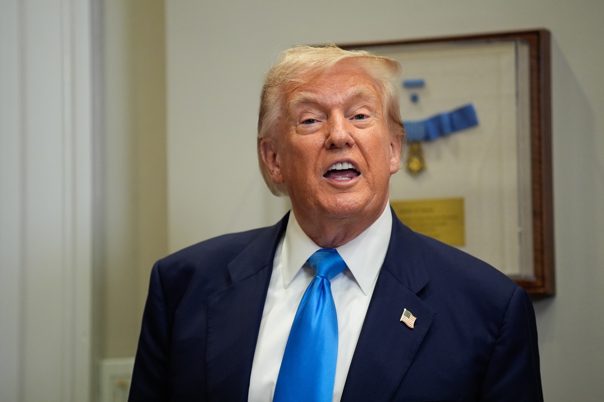El presidente de EUA, Donald Trump en Washington, DC, el 30 de julio de 2025. (Foto de Yuri Gripas de la agencia EFE)