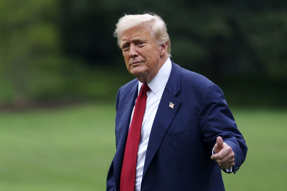 El presidente de Estados Unidos, Donald Trump, este viernes en Washington. (Foto de Will Oliver de la agencia EFE/EPA)