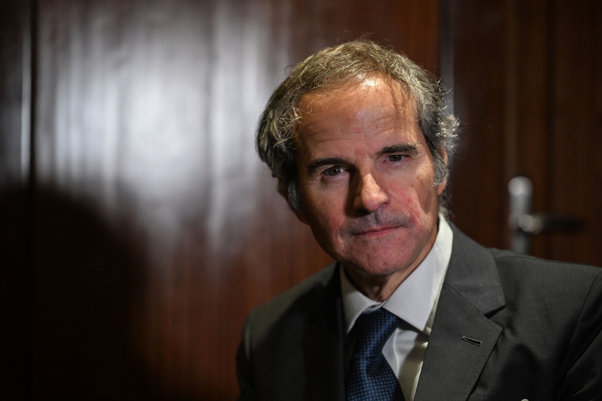 El secretario general del Organismo Internacional de la Energía Atómica (OIEA), Rafael Grossi. (Foto de Mohamed Hossam de la agencia EFE)