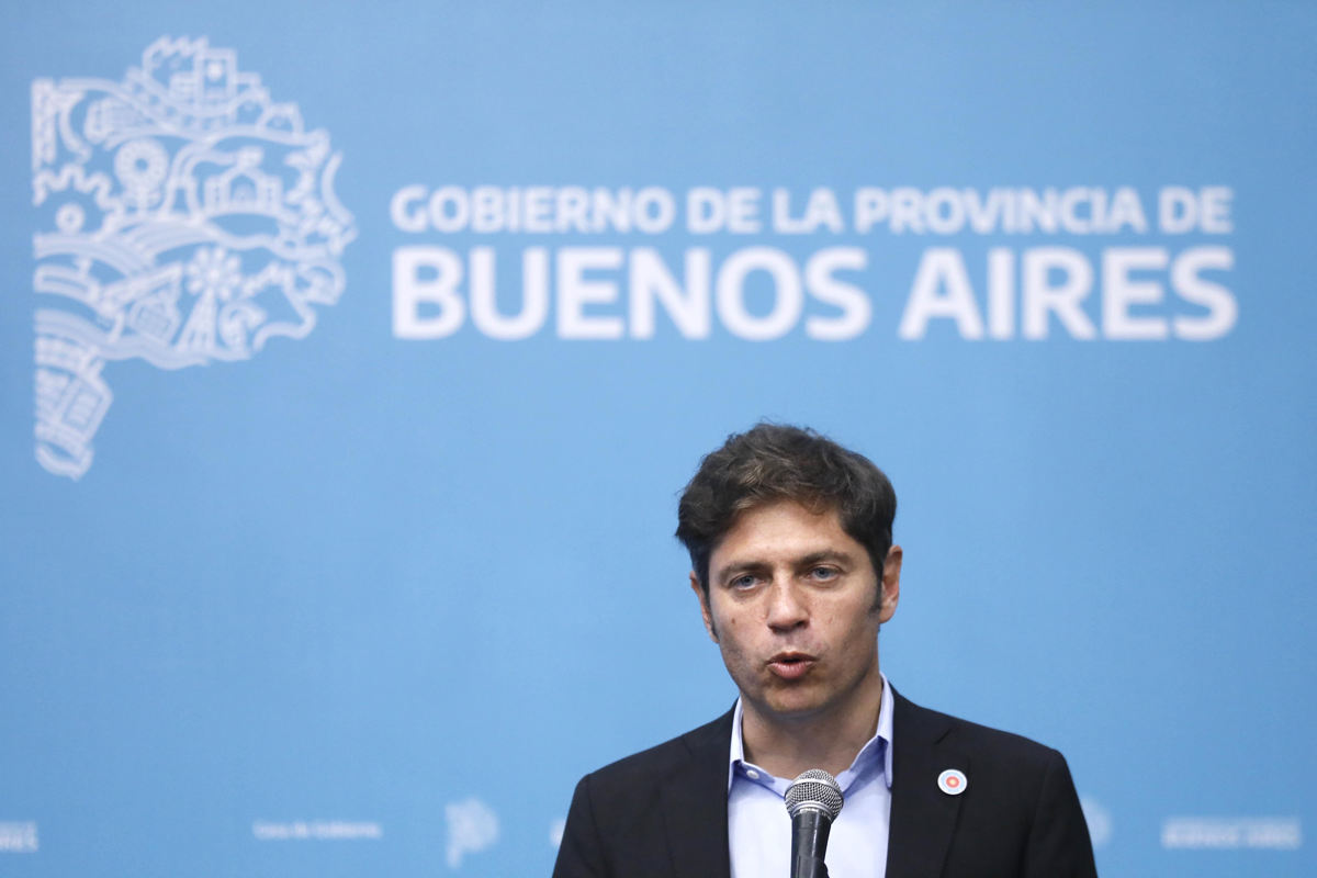 El gobernador de Buenos Aires, Axel Kicillof. (Foto de archivo de Demian Alday Estévez de la agencia EFE)