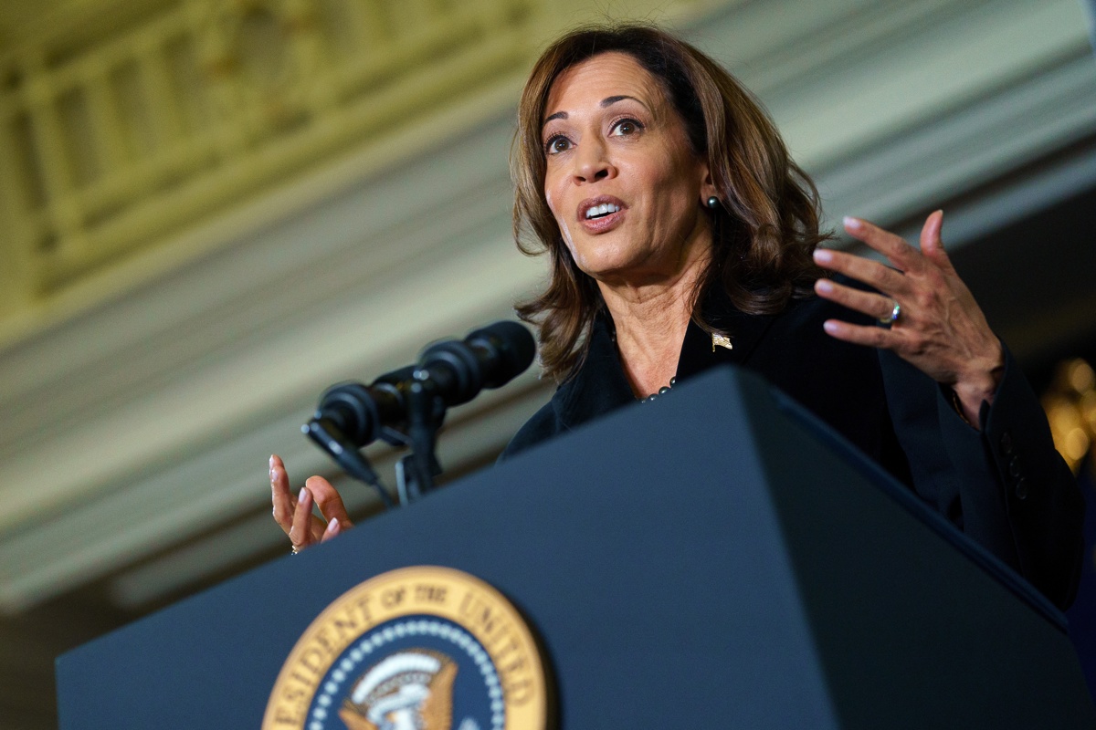 La exvicepresidenta de EUA, Kamala Harris. (Foto de archivo de Will Oliver de la agencia EFE/EPA)