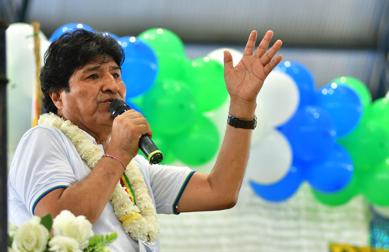 El expresidente de Bolivia Evo Morales. (Foto de archivo de Jorge Abrego de la agencia EFE)