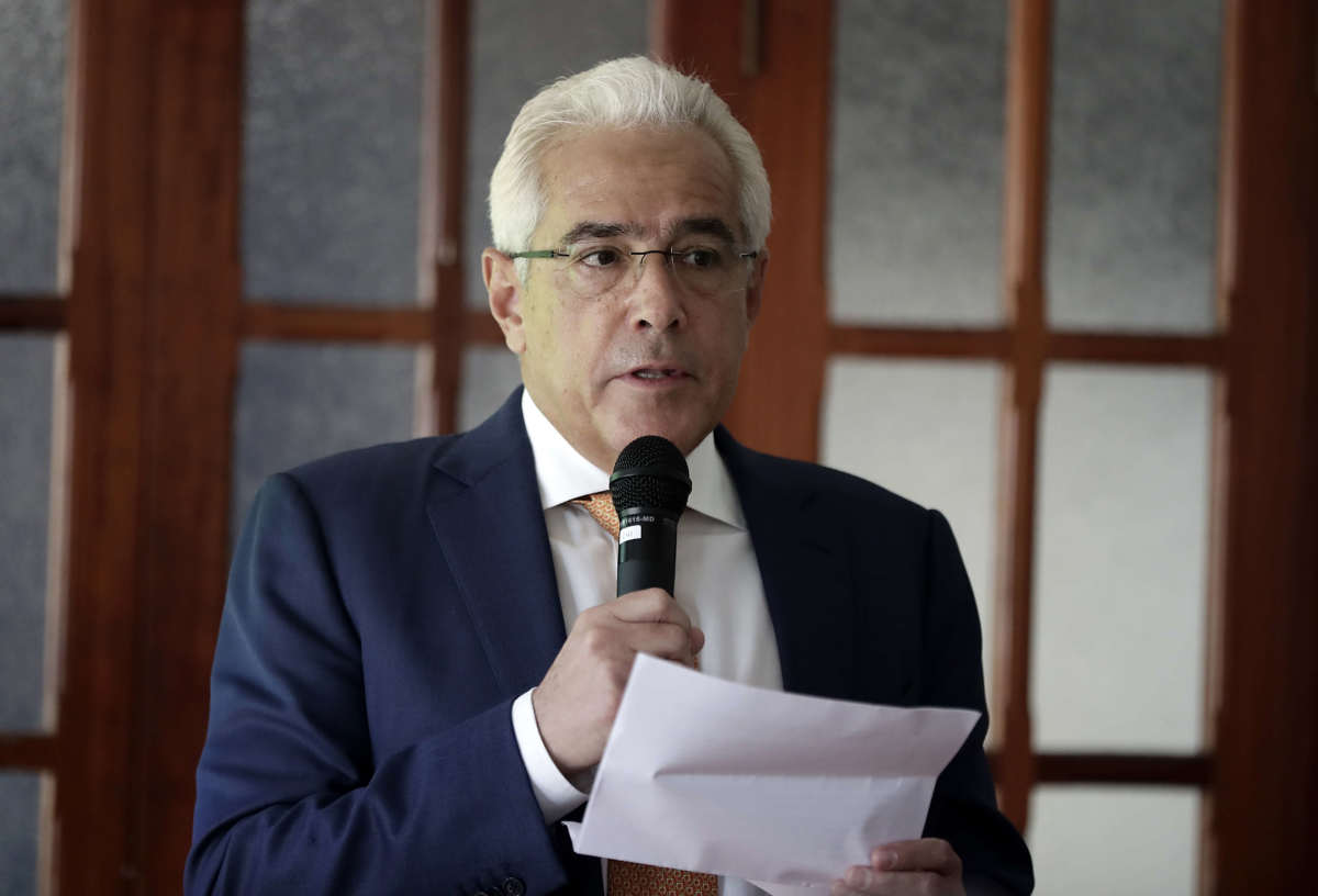 El presidente de la Sociedad Interamericana de Prensa (SIP) y director general de la Prensa Gráfica de El Salvador, José Roberto Dutriz. (Foto de archivo de Jeffrey Arguedas de la agencia EFE)