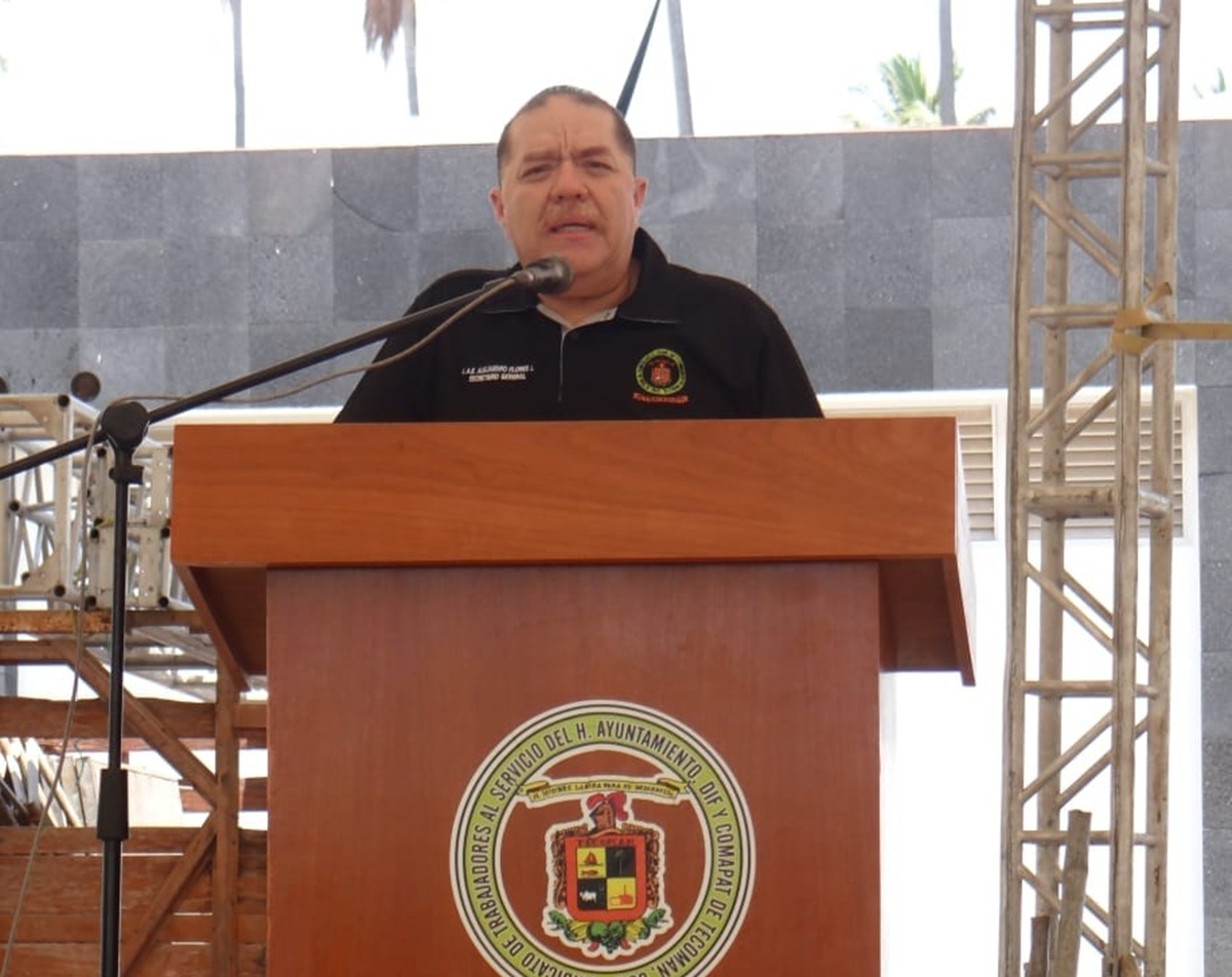 (Foto tomada de las redes sociales Sindicato de Trabajadores al Servicio del H. Ayuntamiento, DIF y Comapat de Tecomán)