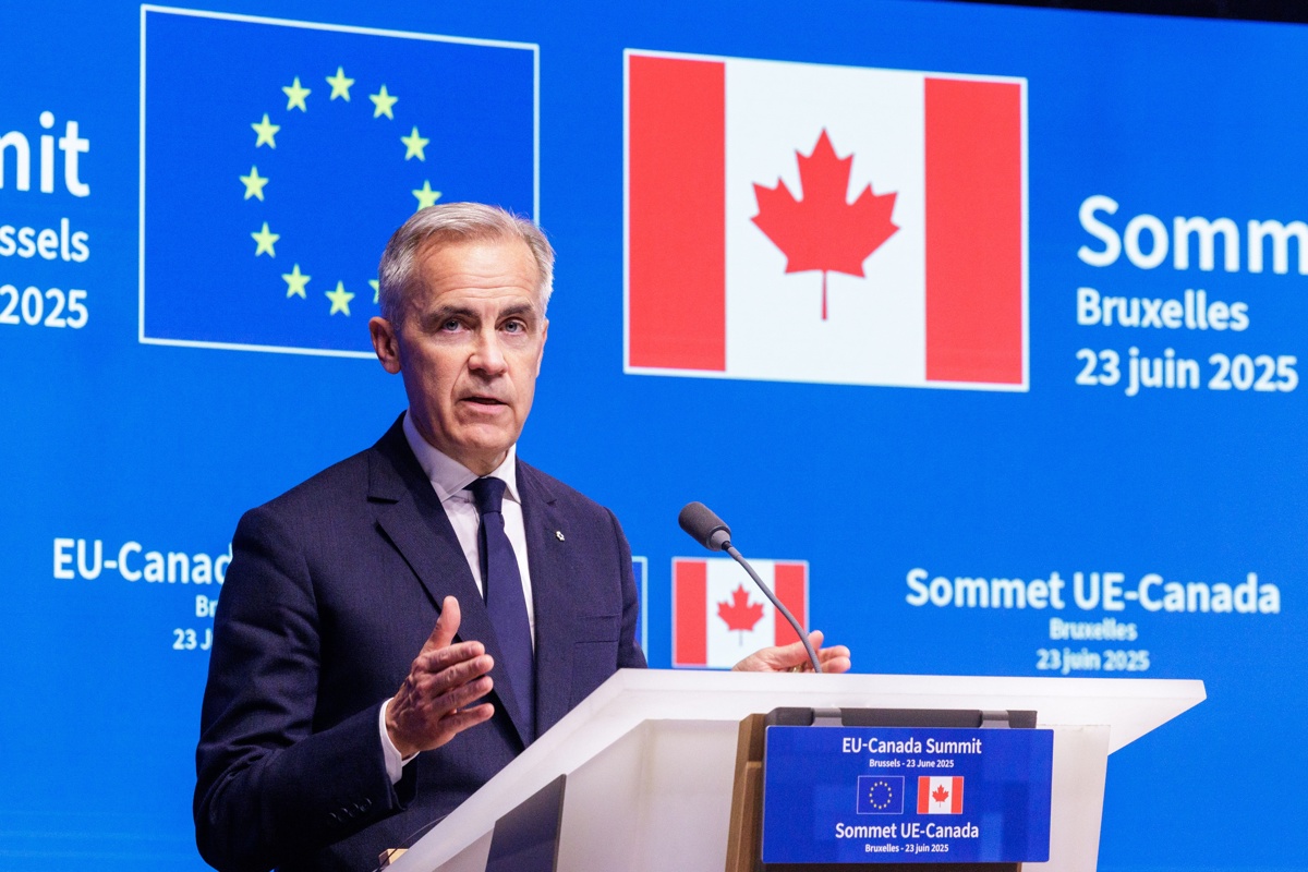 El primer ministro de Canadá, Mark Carney. (Foto de Olivier Matthys de la agencia EFE)