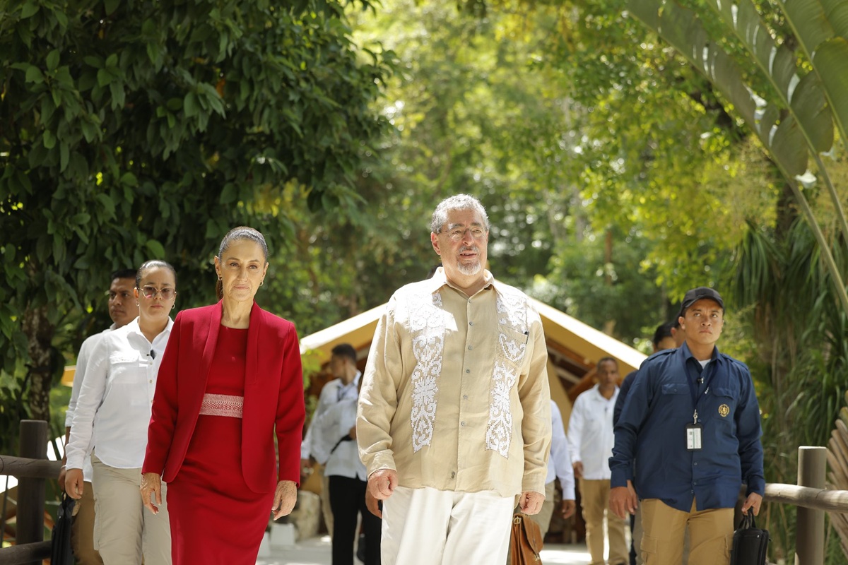 (Foto tomada de la cuenta oficial de X, del presidente de Guatemala, Bernardo Arévalo)