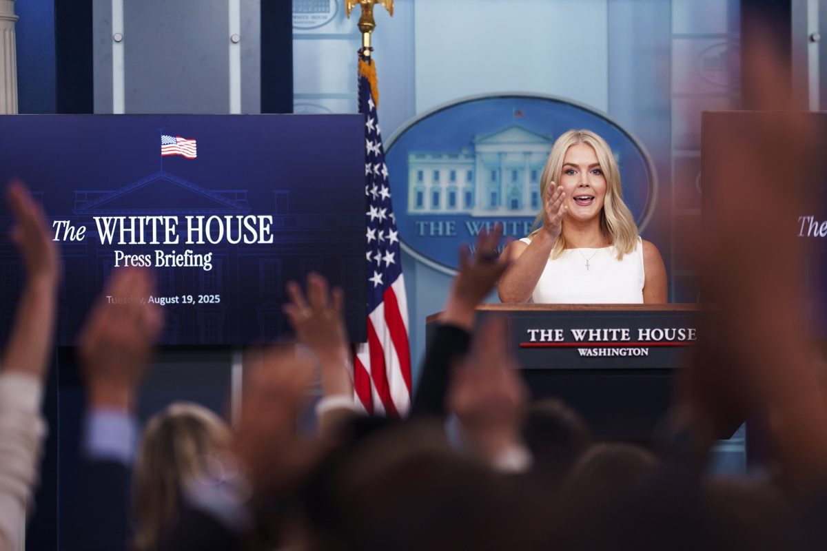 La portavoz de la Casa Blanca, Karoline Leavitt. (Foto de Will Oliver de la agencia EFE)