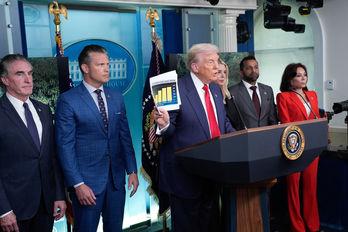 El presidente de Estados Unidos, Donald Trump. (Foto de Yuri Gripas de la agencia EFE)