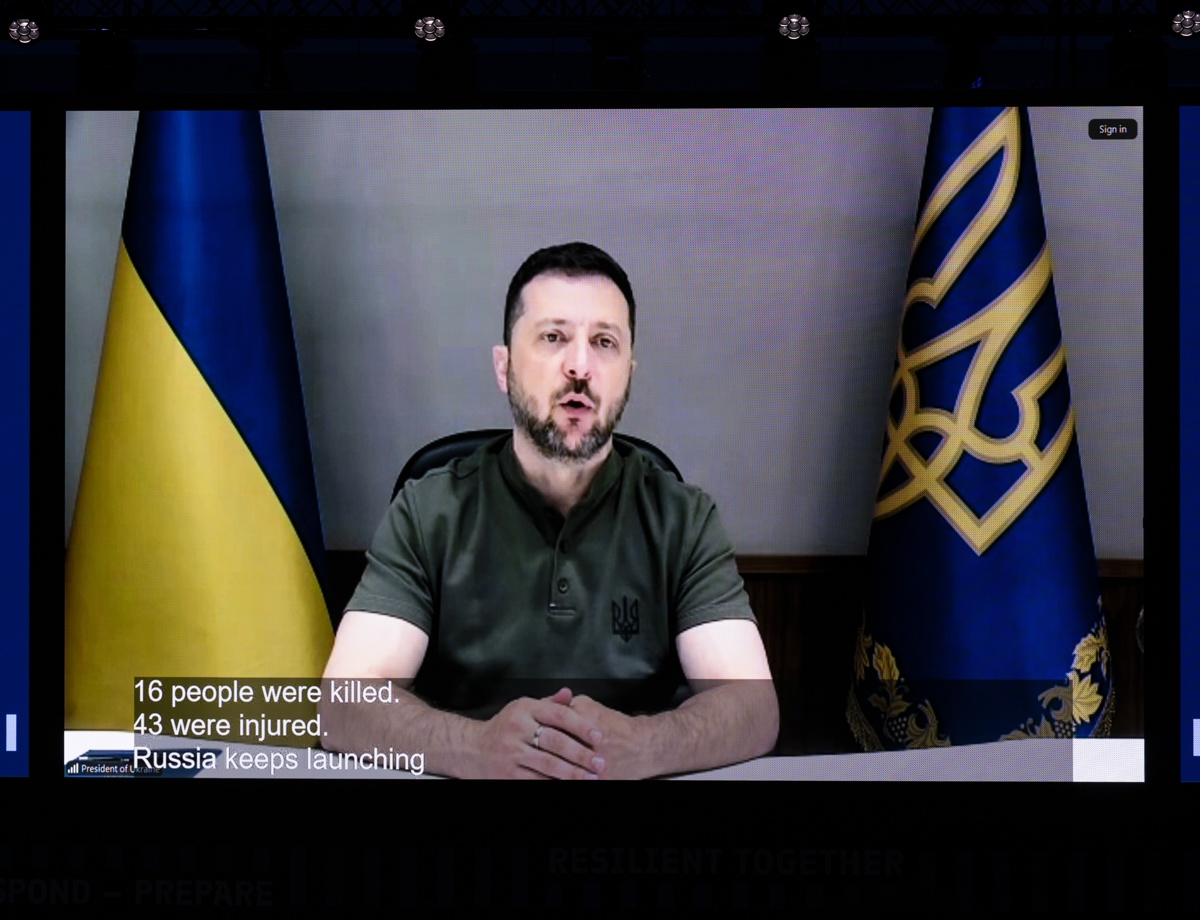 Volodymyr Zelenski. (Foto de Jussi Eskola de la agencia EFE/EPA)