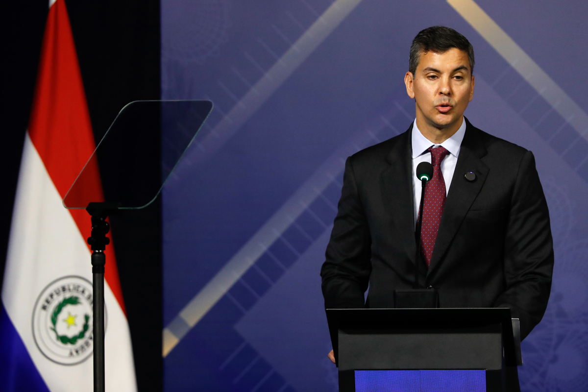 El presidente de Paraguay, Santiago Peña. (Foto de archivo de Juan Pablo Pino de la agencia EFE)