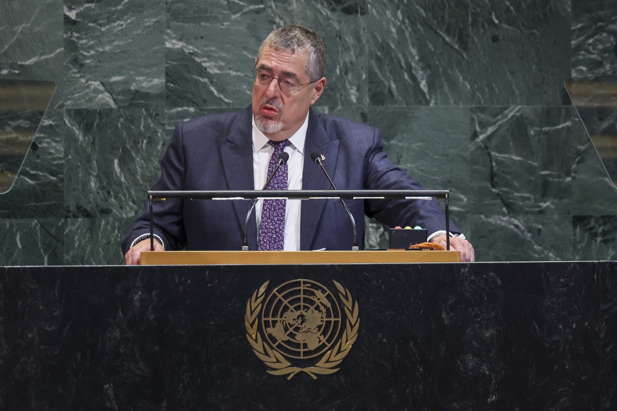Fotografía del presidente de Guatemala, Bernardo Arévalo. (Foto de Sarah Yenesel de la agencia EFE/EPA)