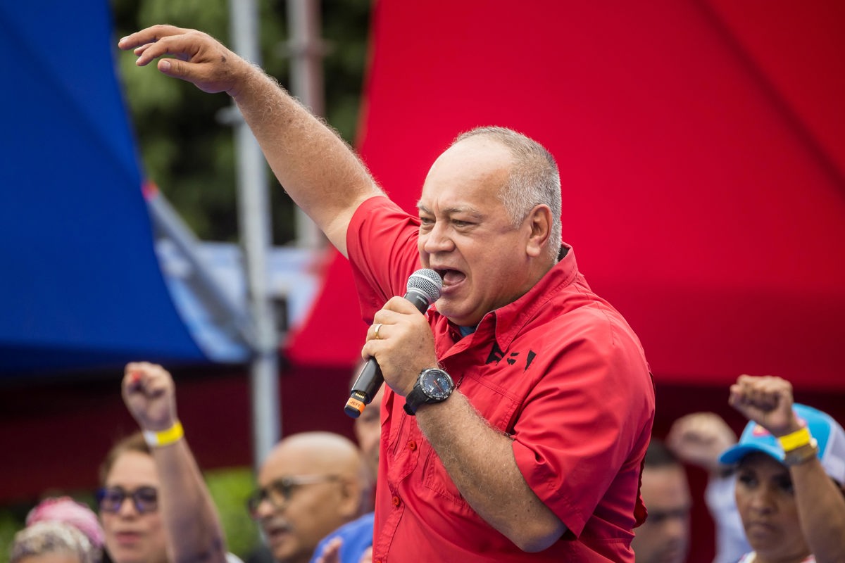 El ministro de Interior y Justicia de Venezuela, Diosdado Cabello. (Foto de Miguel Gutiérrez de la agencia EFE)