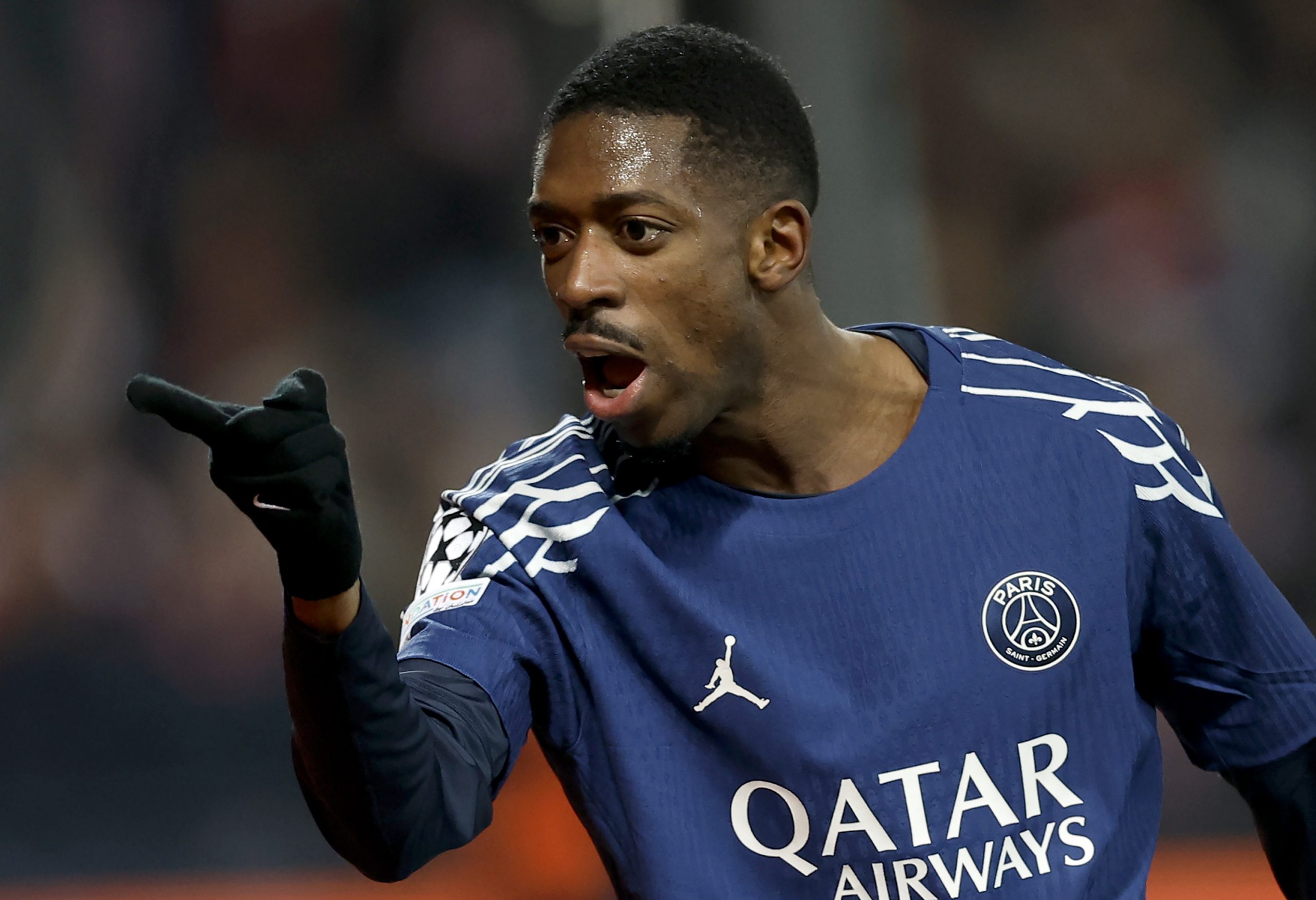 El futbolista del PSG Ousmane Dembélé del PSG. (Foto de archivo del 11 de febrero de Yoan Valat de la agencia EFE)