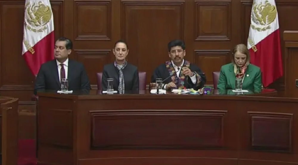 Captura de pantalla de la transmisión de N+.