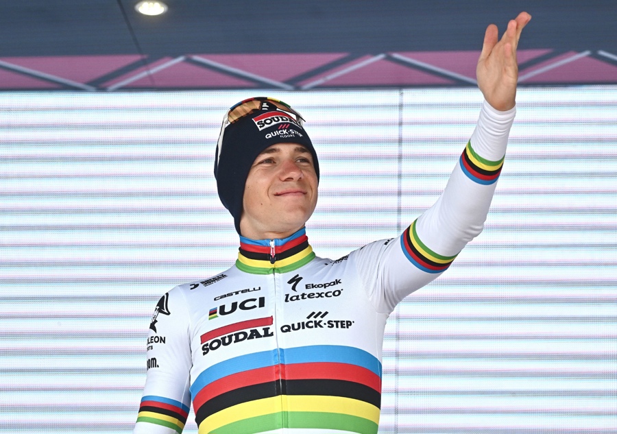 El belga Remco Evenepoel en una foto de archivo de EFE.