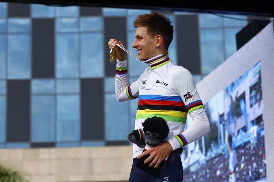 El esloveno Tadej Pogacar en una foto de EFE.