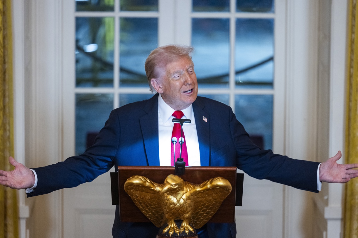 El presidente de Estados Unidos, Donald Trump. (Foto de Jim Lo Scalzo de la agencia EFE)