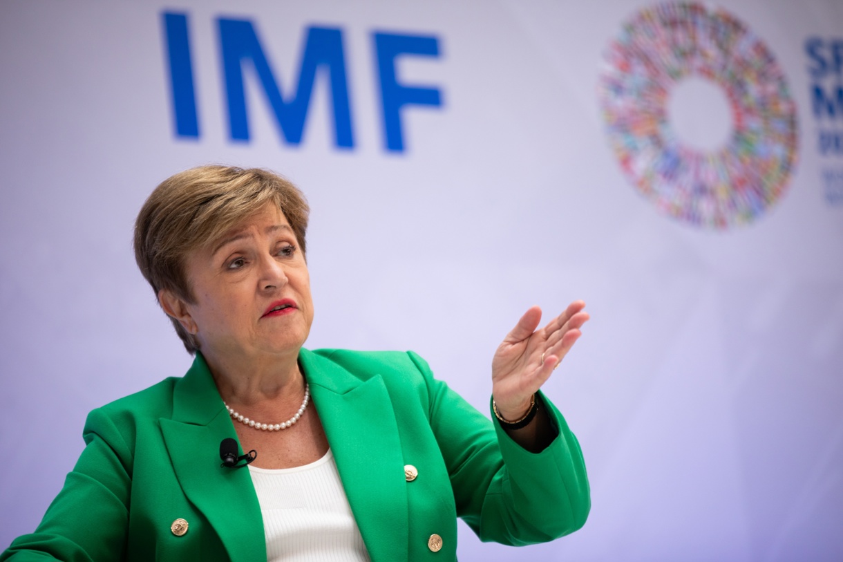 La directora gerente del FMI, Kristalina Georgieva. (Foto de archivo Maansi Srivastava de la agencia EFE)