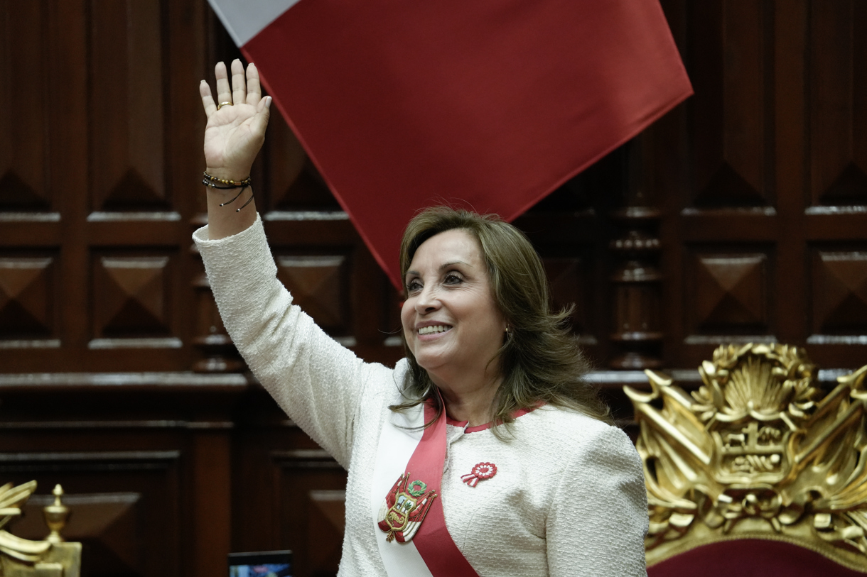 La presidenta de Perú, Dina Boluarte, en Lima (Perú). (Foto de archivo de John Reyes de la agencia EFE)