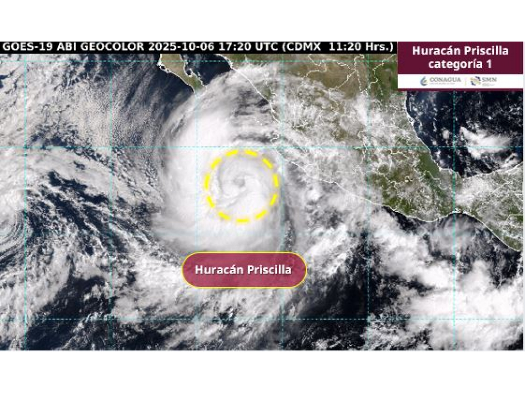 Imagen del Servicio Meteorológico Nacional.