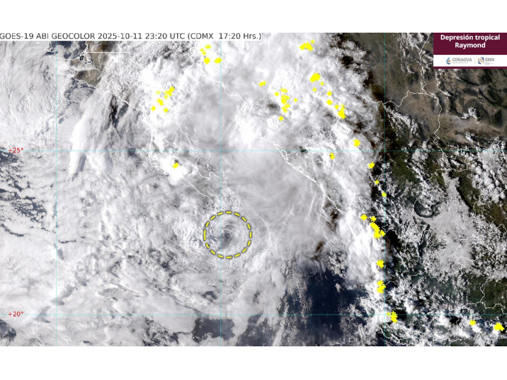 Foto del Servicio Meteorológico Nacional.