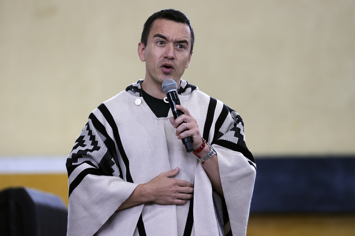 El presidente de Ecuador, Daniel Noboa. (Foto de archivo de José Jacome de la agencia EFE)