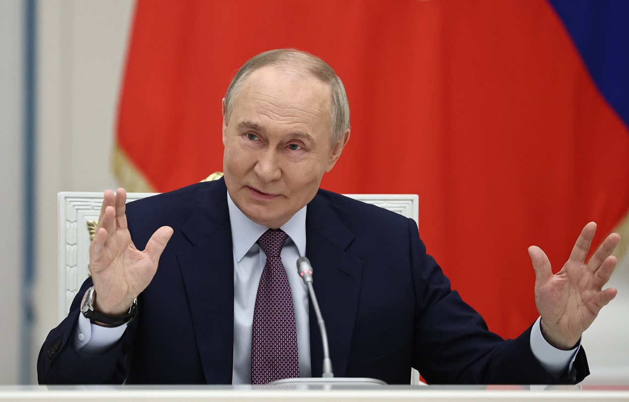 El presidente ruso, Vladímir Putin, asiste a una reunión del Consejo Presidencial. (Rusia, Moscú) (Foto de Mikhail Tereshchenko de la agencia EFE/EPA)