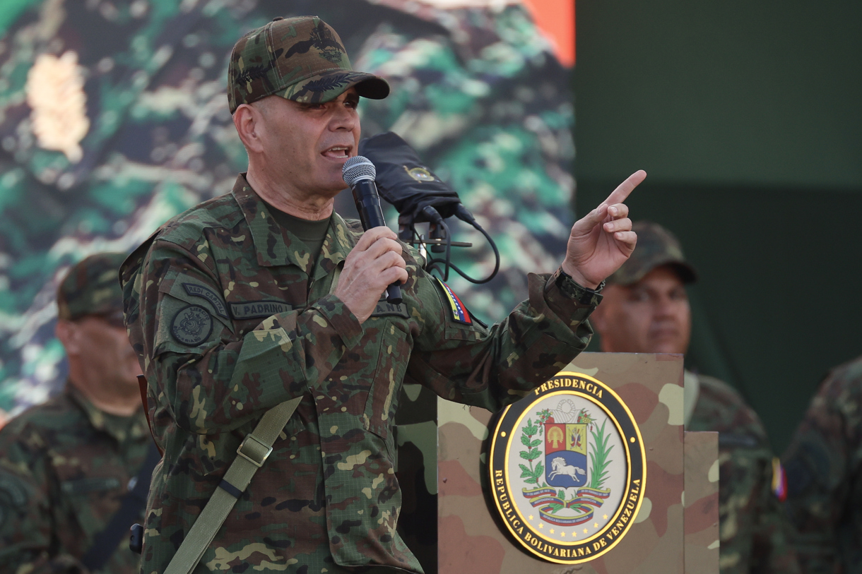 El ministro de Defensa de Venezuela, Vladimir Padrino López. (Foto de Miguel Gutiérrez de la agencia EFE)