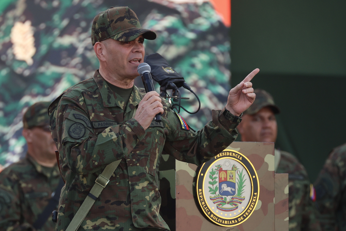 El ministro de Defensa de Venezuela, Vladimir Padrino López. (Foto de Miguel Gutiérrez de la agencia EFE)