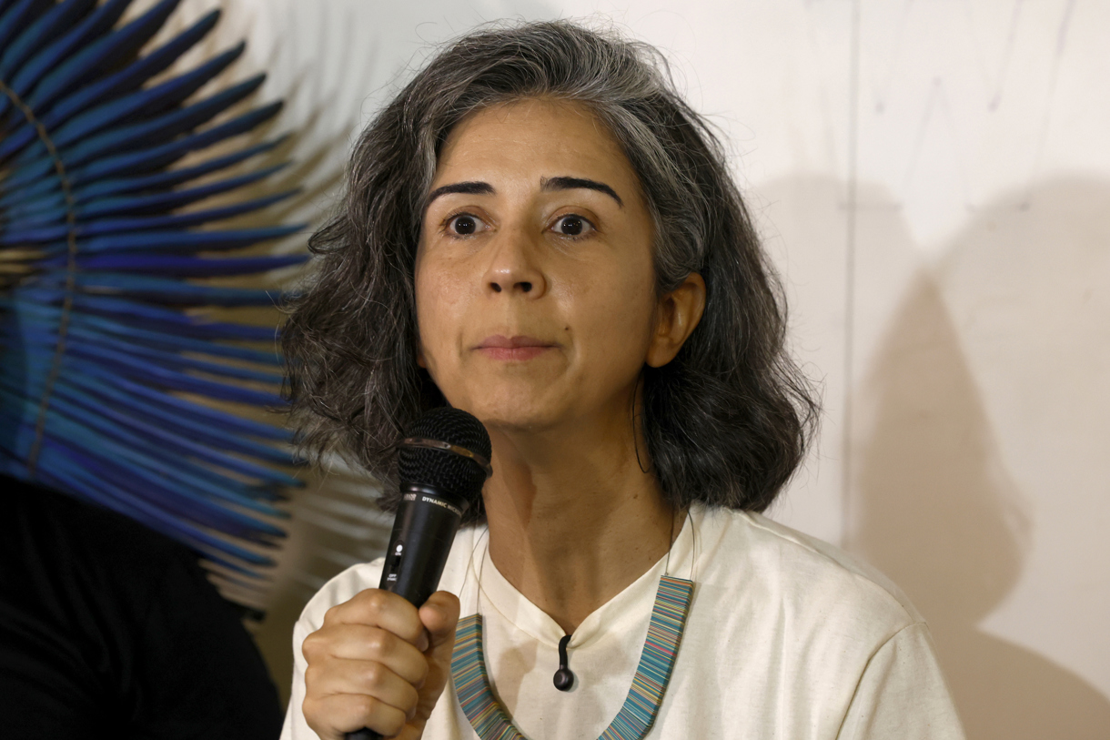 La directora ejecutiva de GreenPeace Brasil, Carolina Pasquali, en una imagen reciente. (Foto de Antonio Lacerda de la agencia EFE)