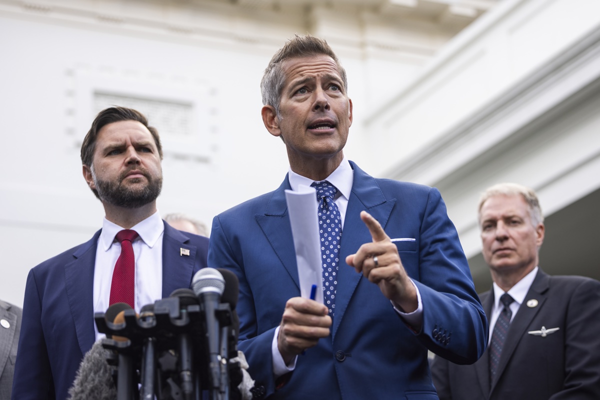 El secretario de Transporte de EUA, Sean Duffy. (Foto de Jim Lo Scalzo de la agencia EFE)