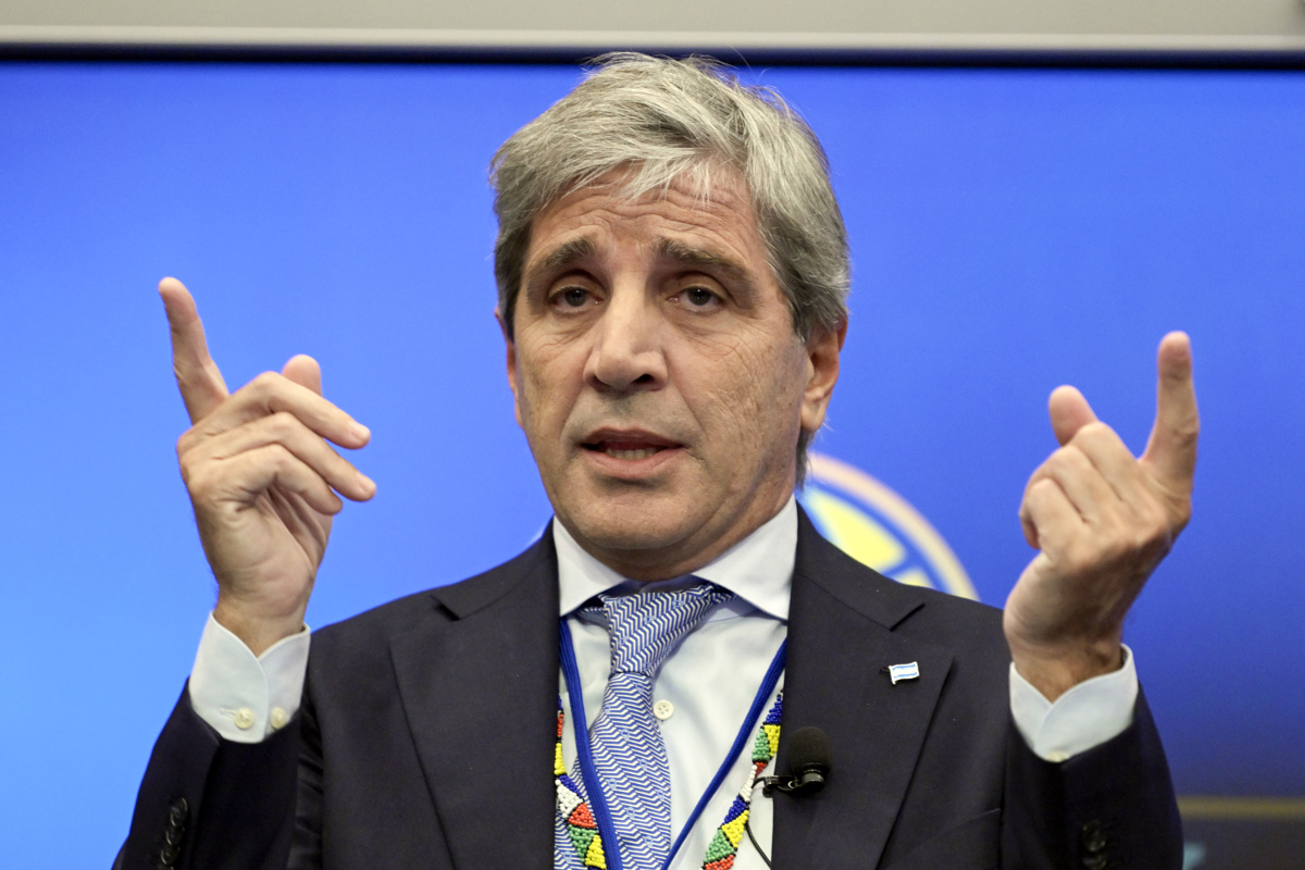 El ministro de Economía argentino, Luis Caputo. (Foto de archivo Lenin Nolly de la agencia EFE)