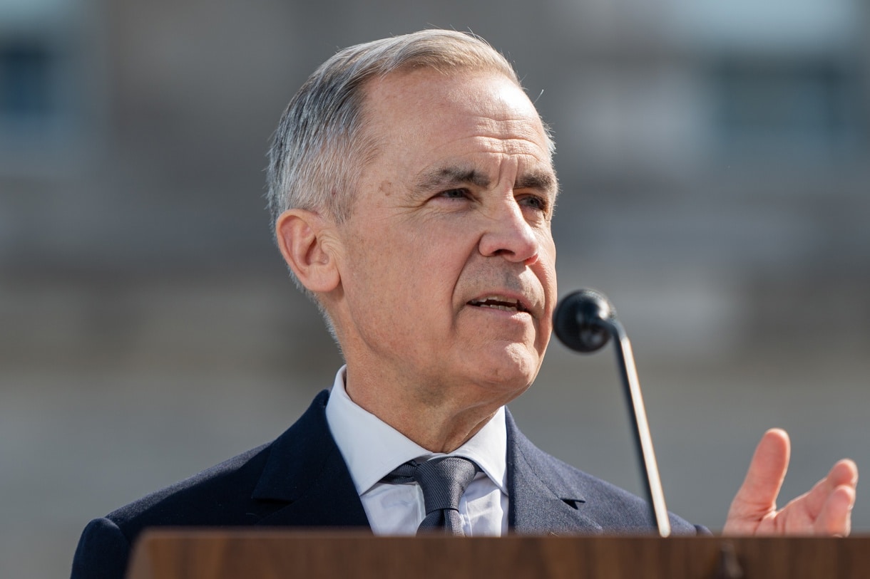 El primer ministro de Canadá, Mark Carney, durante un acto público, en Ottawa (Canadá). (Foto de archivo de Spencer Colby de la agencia EFE)