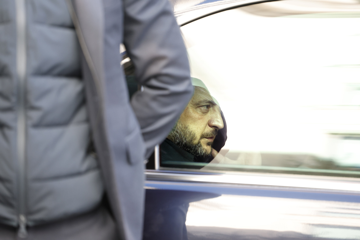 El presidente de Ucrania, Volodímir Zelenski. (Foto de Javier Lizón de la agencia EFE)