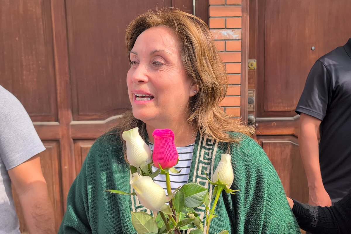 La expresidenta de Perú Dina Boluarte. (Foto de archivo de Fernando Gimeno de la agencia EFE)