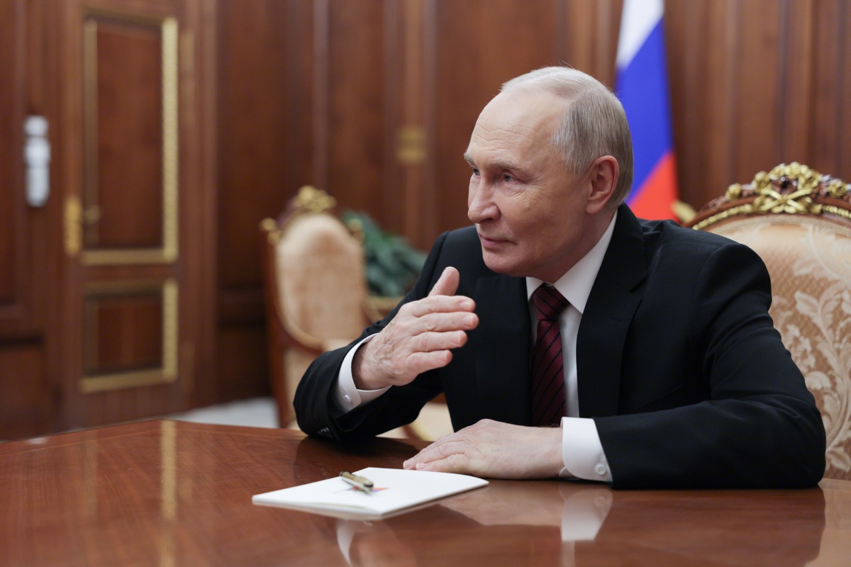 El presidente ruso Vladimir Putin en el Kremlin en Moscú, Rusia, este 11 de diciembre de 2025. (Rusia, Moscú) (Foto de Gavriil Grigorov SPUTNIK /KREMLIN/ EFE/EPA)