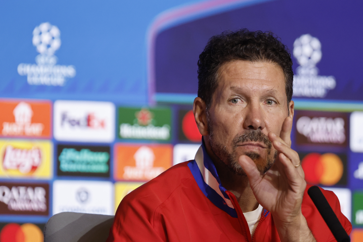 El técnico argentino Diego Simeone. (Foto de archivo de Sergio Pérez de la agencia EFE)