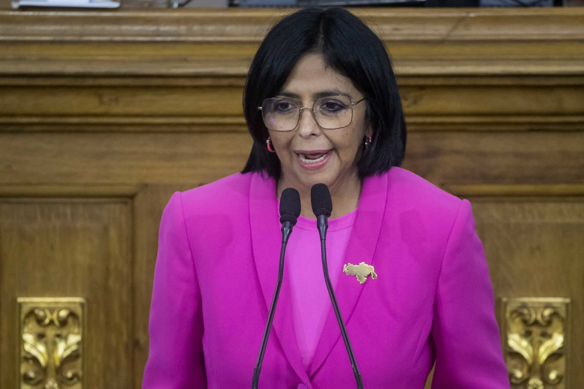 La vicepresidenta ejecutiva y ministra de Hidrocarburos de Venezuela, Delcy Rodríguez. (Foto de archivo de Miguel Gutiérrez de la agencia EFE)