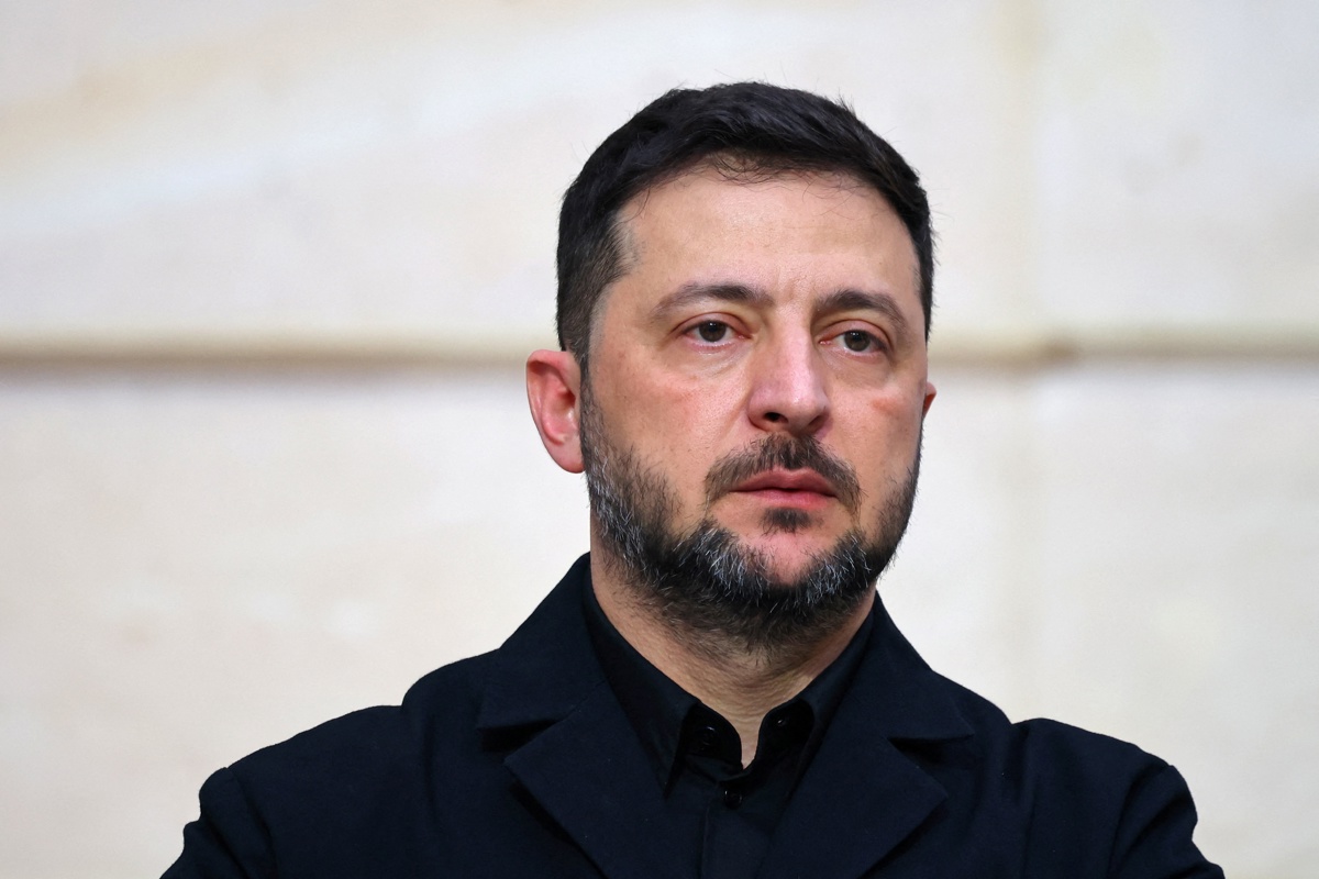 El presidente de Ucrania, Volodímir Zelenski. (Foto de archivo de Sarah Meyssonnier de la agencia EFE/EPA)