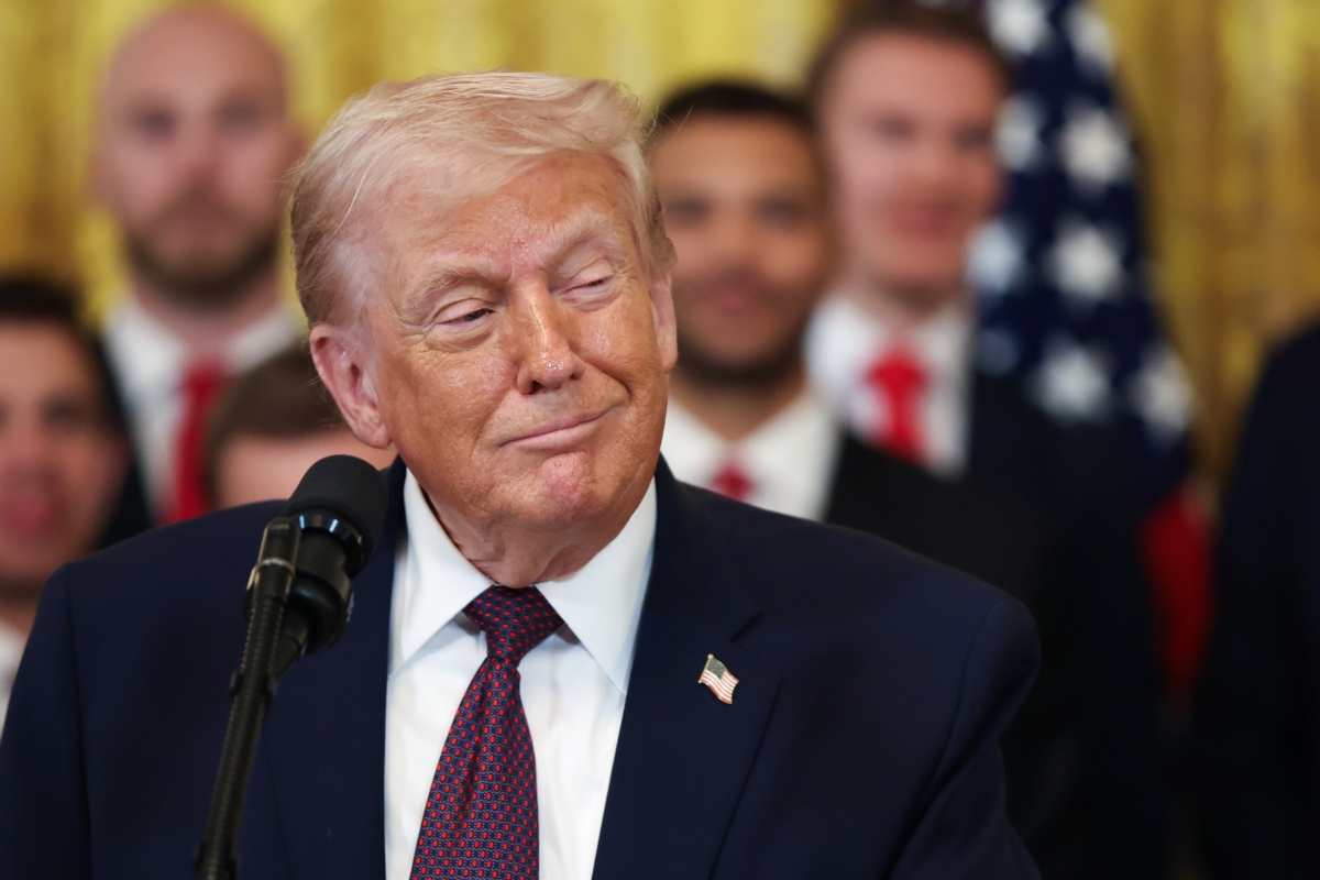El presidente de Estados Unidos, Donald Trump. (Foto de Samuel Corum de la agencia EFE)