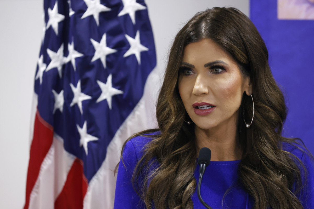 La secretaria de Seguridad Nacional de Estados Unidos, Kristi Noem. (Foto de archivo de Elvis González de la agencia EFE)