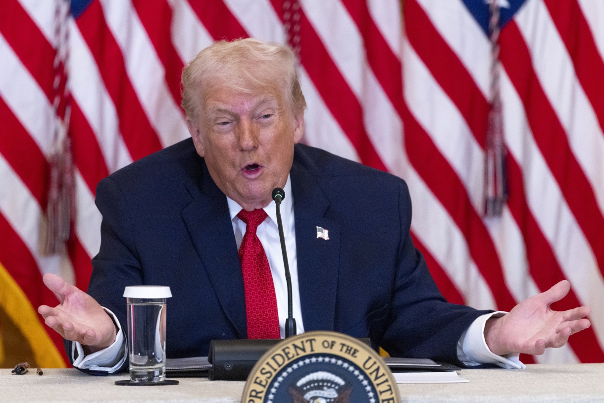 El presidente estadounidense, Donald Trump, en la Casa Blanca en Washington, (EUA). (Foto de Shawn Thew de la agencia EFE)