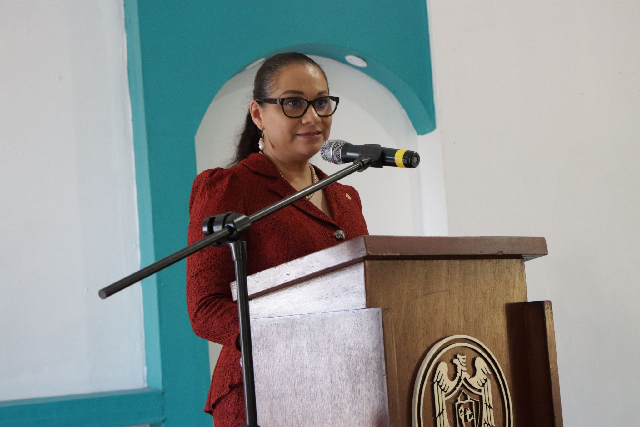 Ana Lilia Moreno Osegueda, delegada en Tecomán de la UdeC. (Foto de la Dirección General de Prensa de la UdeC)