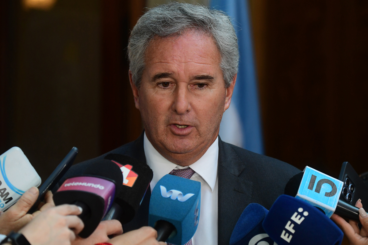 El canciller de Argentina, Pablo Quirno. (Fotode archivo de STR de la agencia EFE)