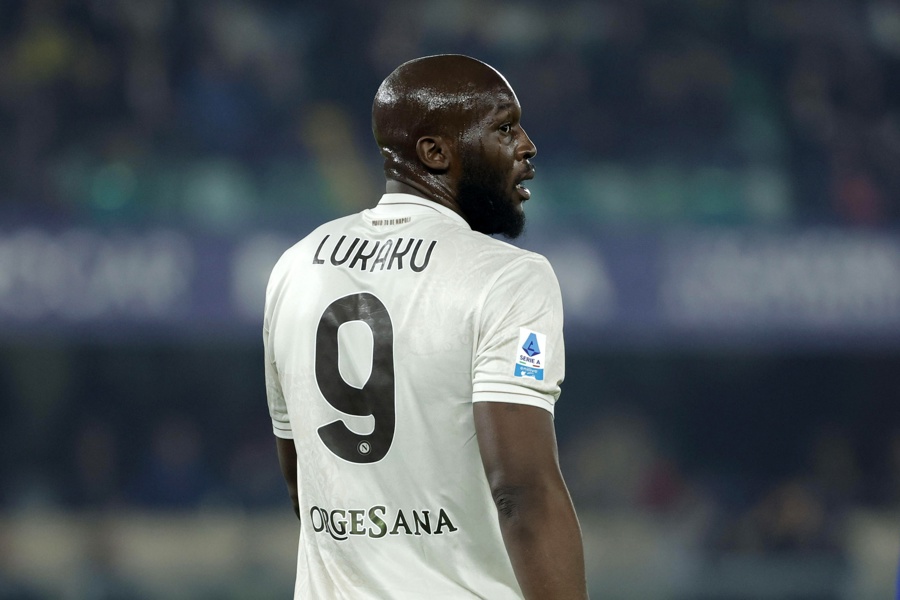 Lukaku, en el partido contra el Verona en una foto de EFE.