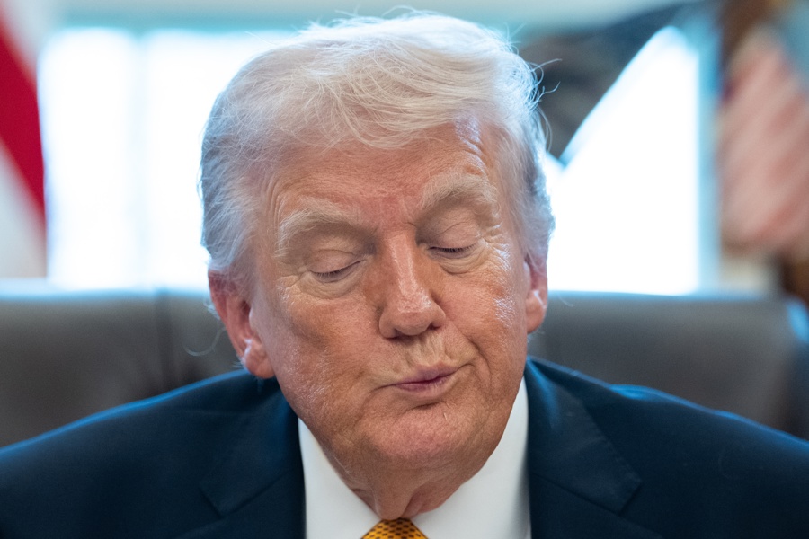 El presidente de Estados Unidos, Donald Trump, durante un acto en el Despacho Oval de la Casa Blanca en Washington. (Foto de EFE)